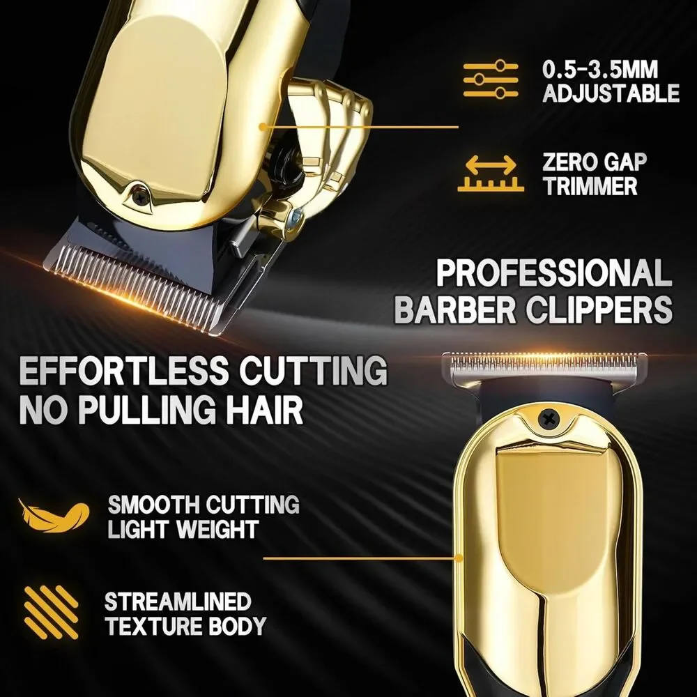 23-Piece Cordless Hair Clipper & Trimmer Barber Grooming Kit